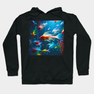 Glass blown fish Hoodie